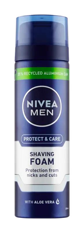 NIVEA Men Pěna na holení Protect & Care, 200 ml