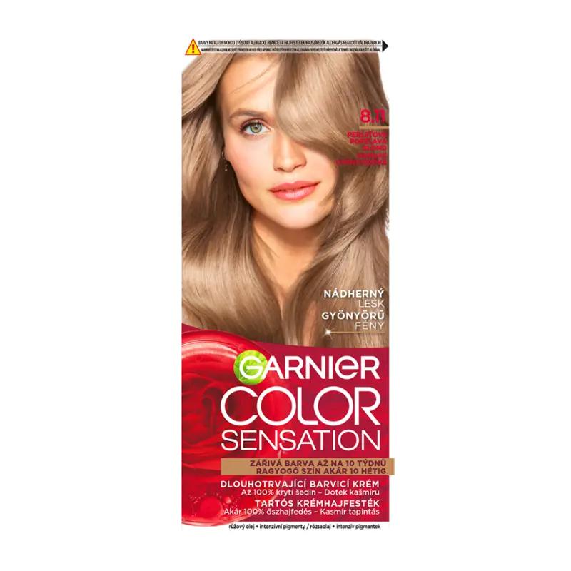 Garnier Barva na vlasy Color Sensation 8.11 perleťově popelavá blond, 1 ks