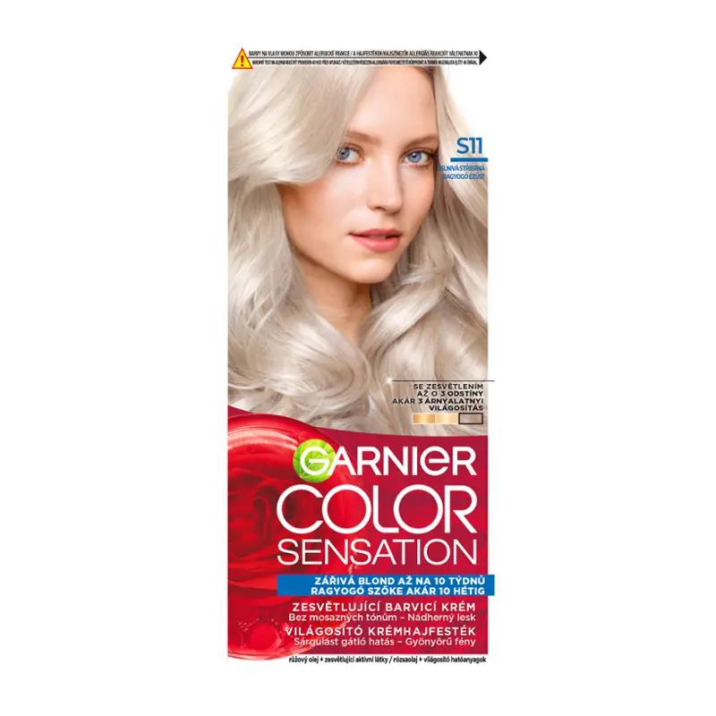 Garnier Barva na vlasy Color Sensation S11 oslnivá stříbrná, 1 ks