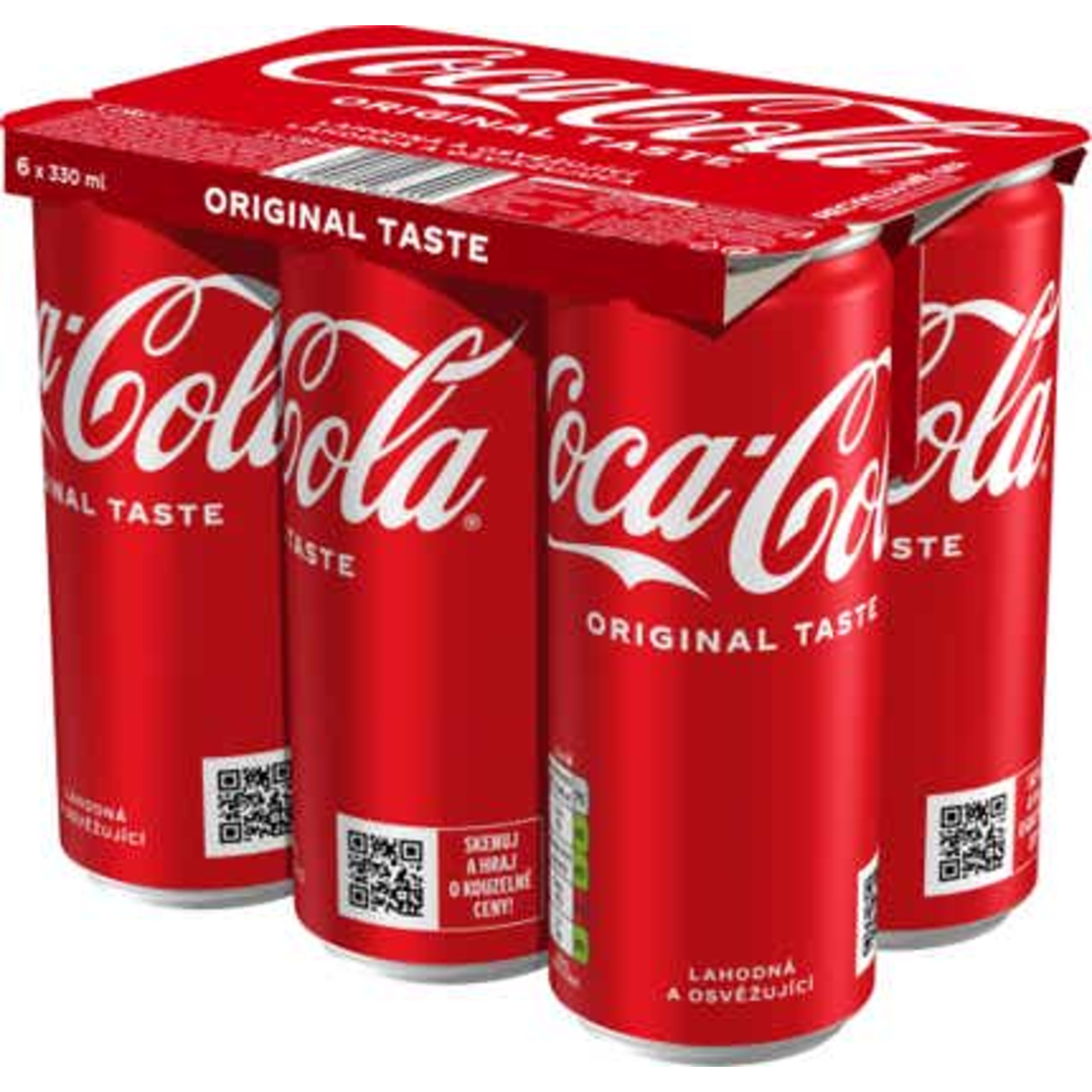 Coca-Cola Multipack, plech 6x0,33l