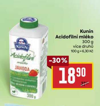 Kunín Acidofilní mléko 300 g 