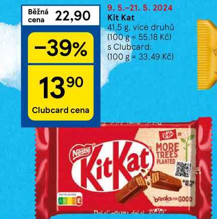 Kit Kat 41.5 g, více druhů 