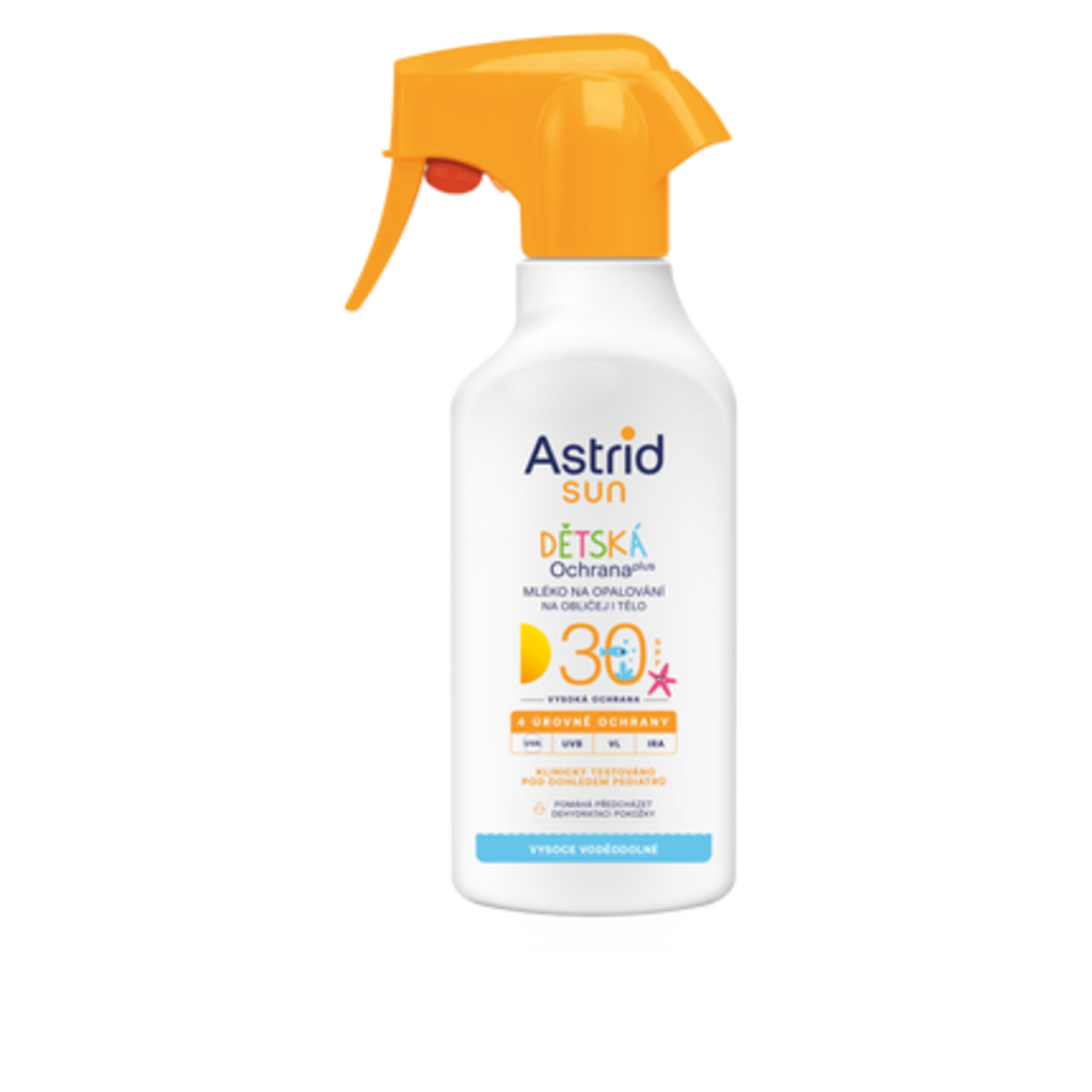 Astrid SUN Dětské mléko na opalování sprej SPF 30