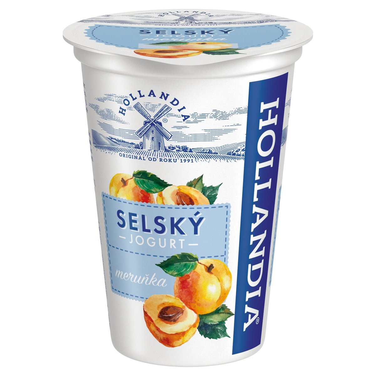 Hollandia Selský jogurt meruňkový