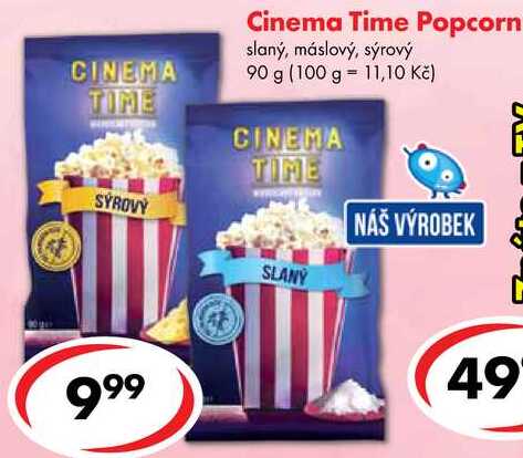 Cinema Time Popcorn, 90 g 
