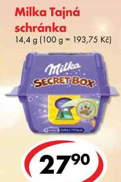 Milka Tajná schránka, 14,4 g