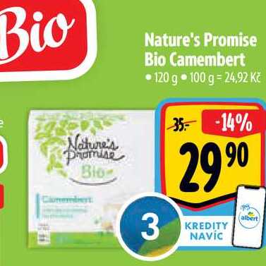   Nature's Promise Bio Camembert 120 g 