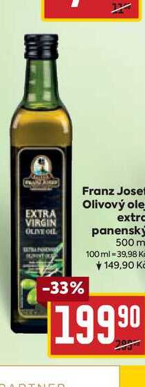 Franz Josef Olivový olej extra panenský 500 ml