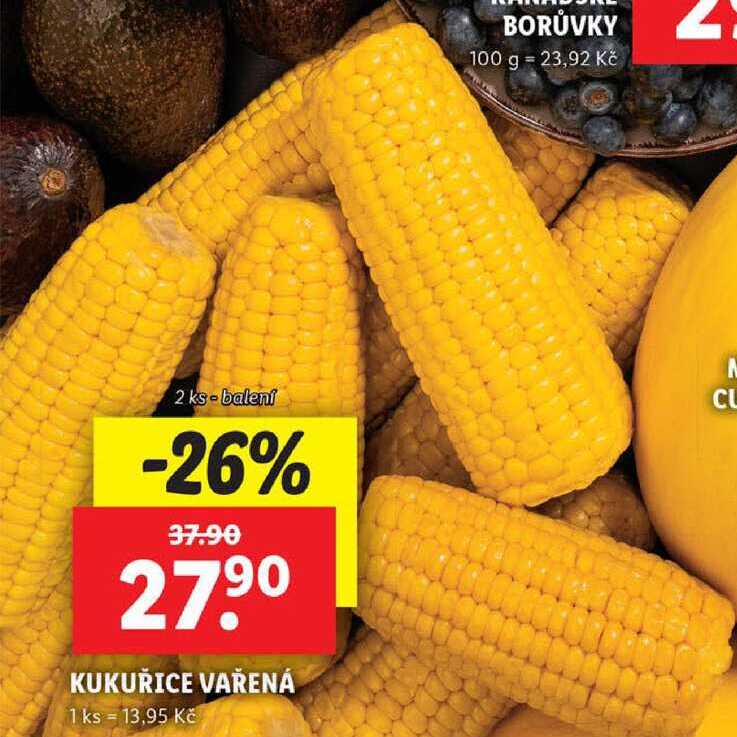KUKUŘICE VAŘENÁ, 2 ks