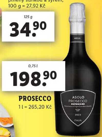 PROSECCO, 0,75 l