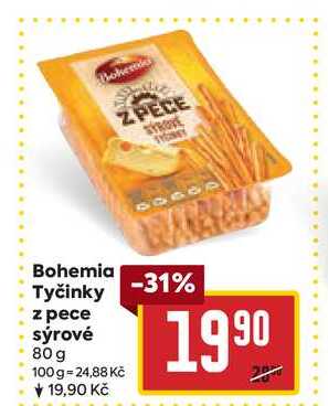 Bohemia Tyčinky z pece sýrové 80 g