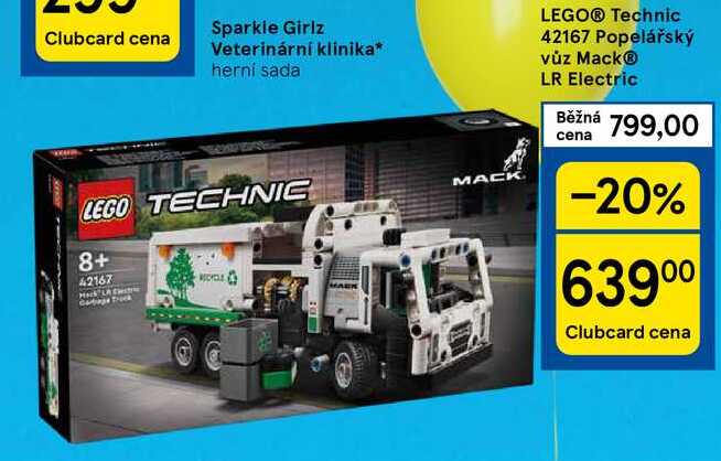 LEGO® Technic 42167 Popelářský vůz MackⓇ 