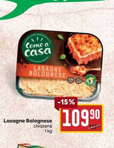 Lasagne Bolognese chlazené 1 kg