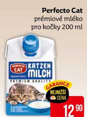 Perfecto Cat prémiové mléko pro kočky 200 ml