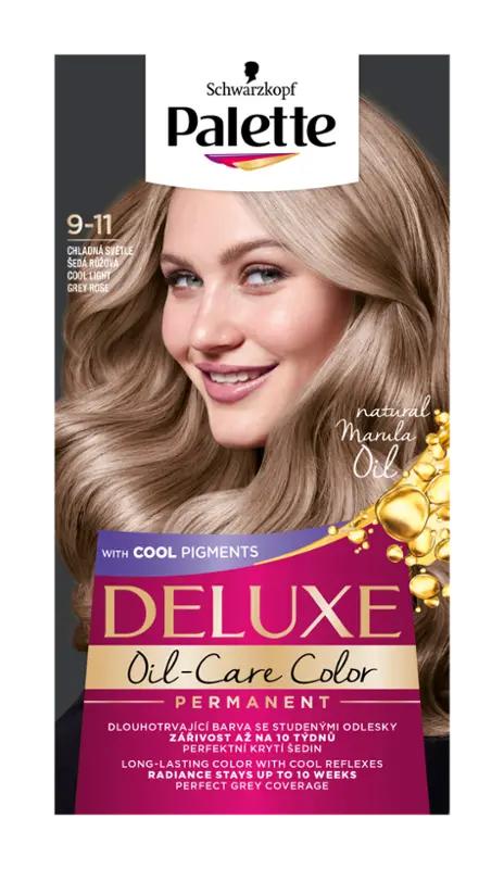 Palette Barva na vlasy Palette Deluxe 9-11 chladná světle šedá růžová, 1 ks