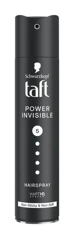 Taft Lak na vlasy Power Invisible, 250 ml