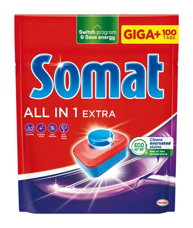 Somat Kapsle do myčky All in 1 Extra, 100 ks