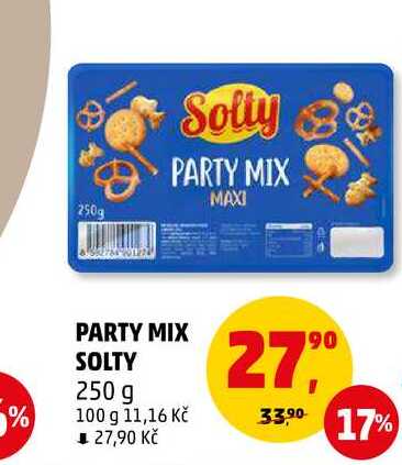 PARTY MIX SOLTY, 250 g