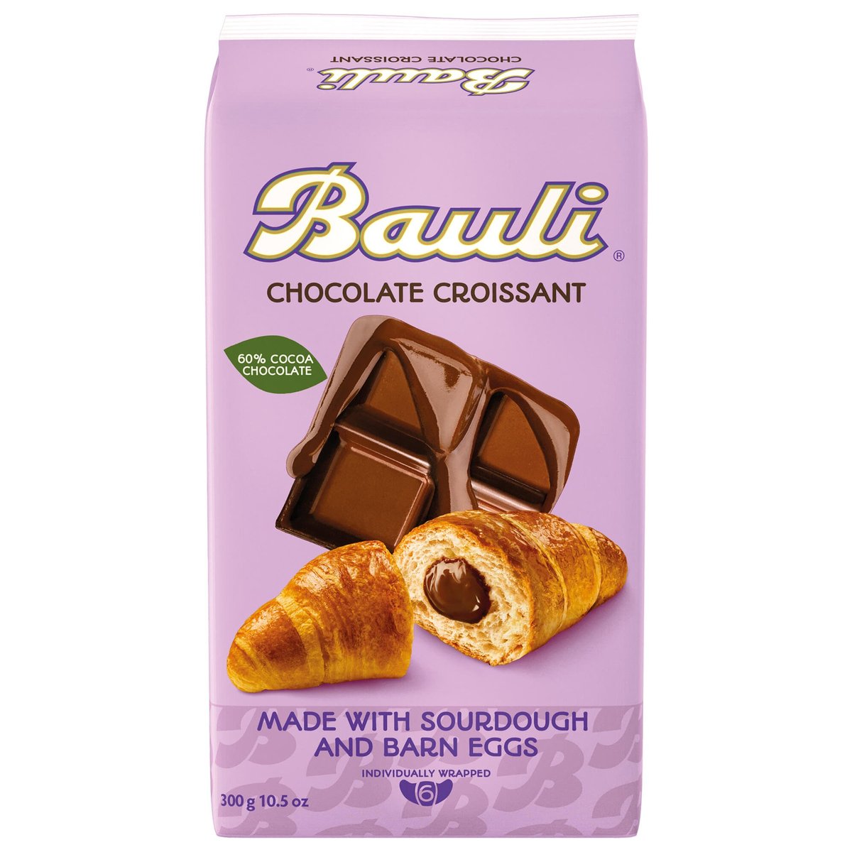 Bauli Croissanty čokoládové, 6 ks