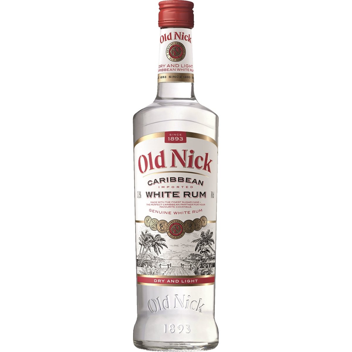Old Nick Caribbean White Rum 37,5%