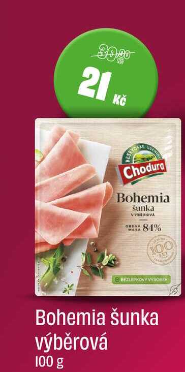 Bohemia šunka výběrová 100 g 