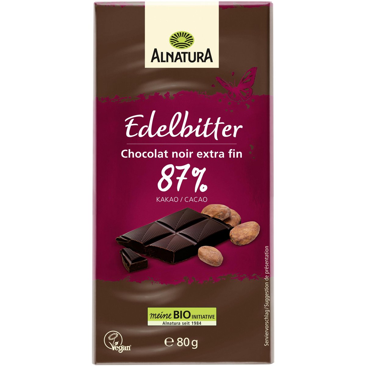 Alnatura BIO Hořká čokoláda 87%