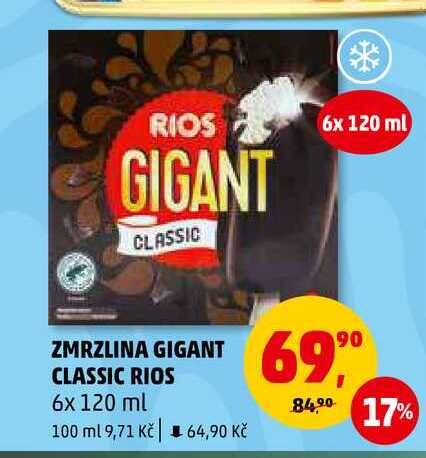 ZMRZLINA GIGANT CLASSIC RIOS, 6x 120 ml 