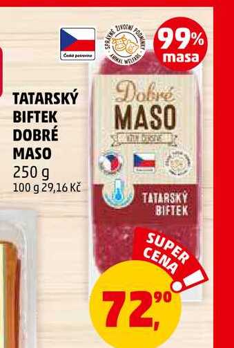 TATARSKÝ BIFTEK DOBRÉ MASO, 250 g