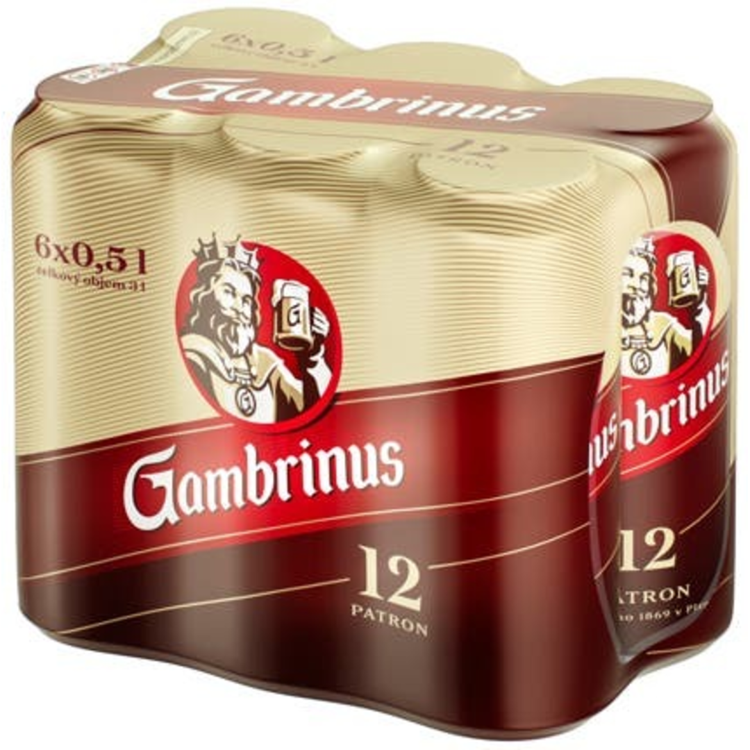 Gambrinus 12 Patron pl 6x0,5l