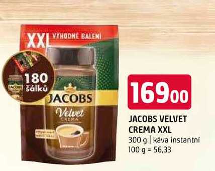Jacobs Velvet instantní káva 300g