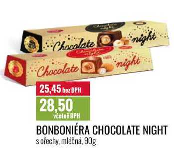 BONBONIÉRA CHOCOLATE NIGHT 90g 