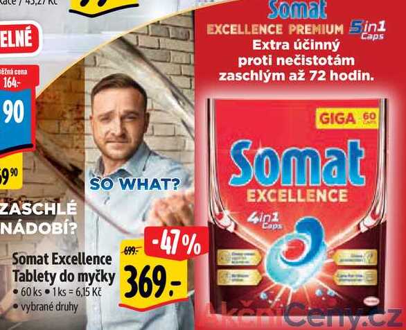  Somat Excellence Tablety do myčky  60 ks 