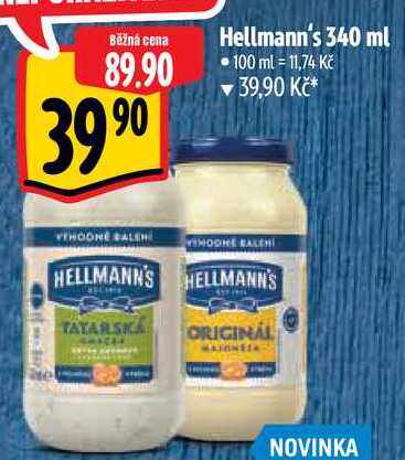 Hellmann's, 340 ml