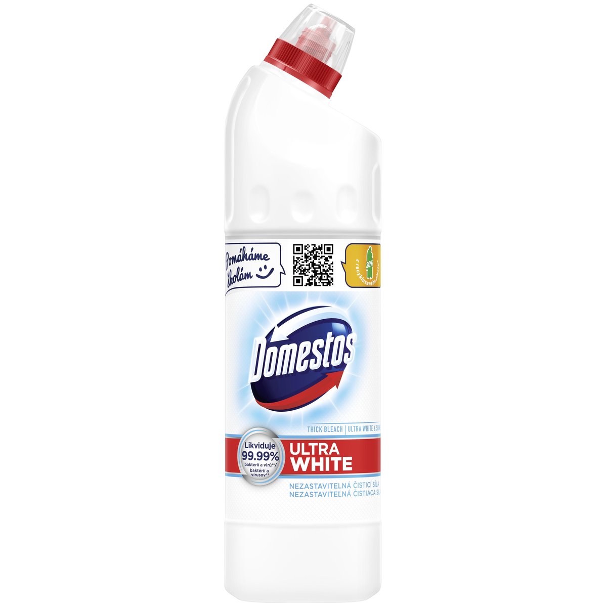 Domestos Ultra white and shine tekutý dezinfekční a čistící přípravek