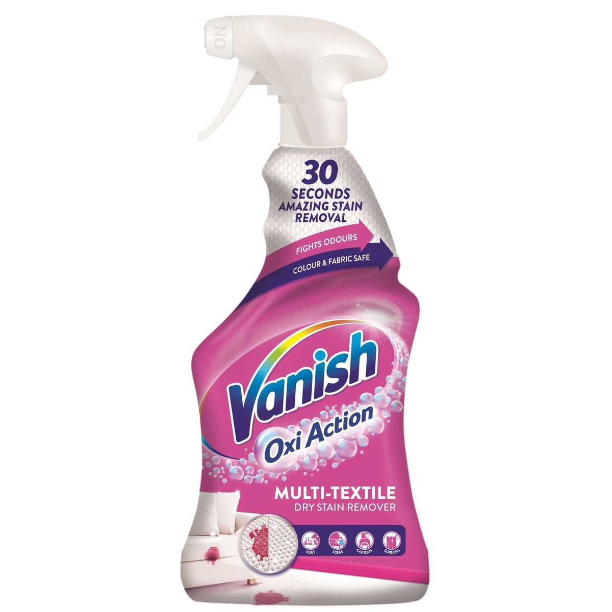 Vanish Oxi Action powerspray na textil