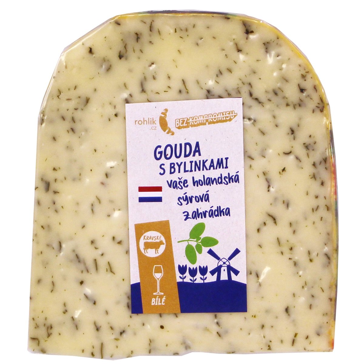 Rohlik.cz Gouda s bylinkami výkroj