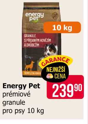Energy Pet prémiové granule pro psy 10 kg 