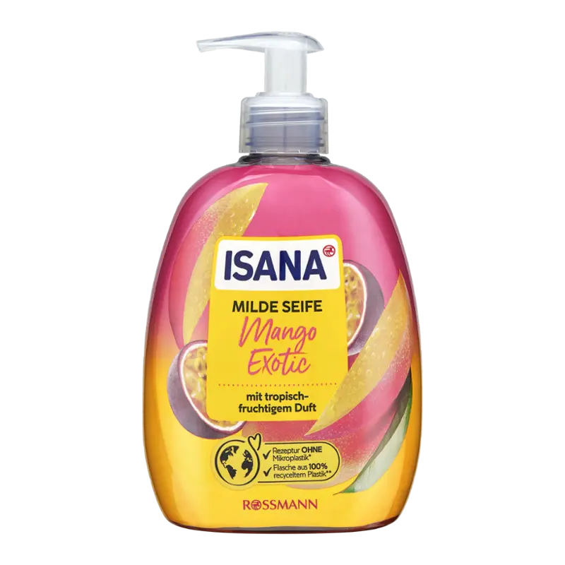 ISANA Tekuté mýdlo na ruce mango & pomeranč, 500 ml