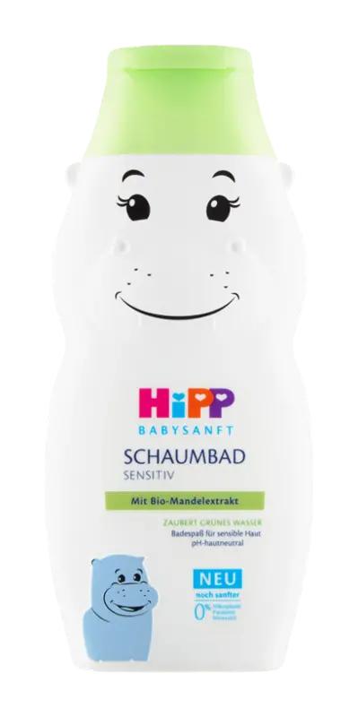 HiPP Dětská koupel Babysanft Sensitive ve tvaru hrocha, 300 ml
