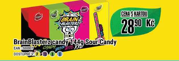 BrainBlasterz candy 144g Sour Candy 
