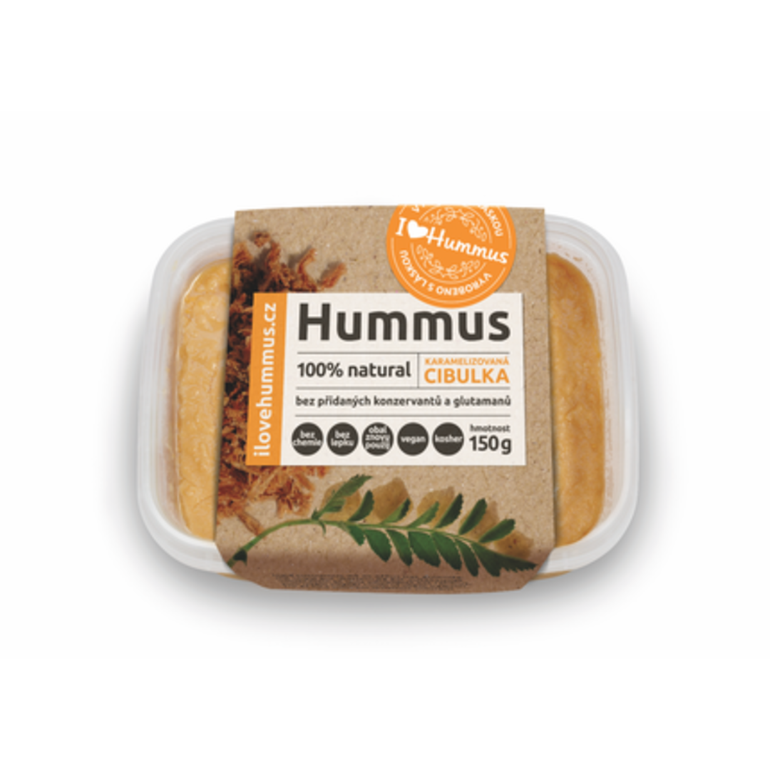 I love hummus Karamelizovaná cibulka