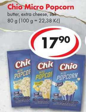 Chio Micro Popcorn, 80 g