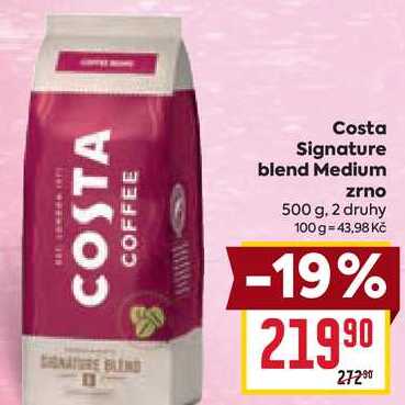 Costa Signature blend Medium zrno 500 g