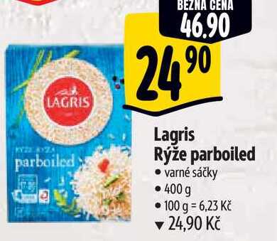   Lagris Rýže parboiled varné sáčky • 400 g 