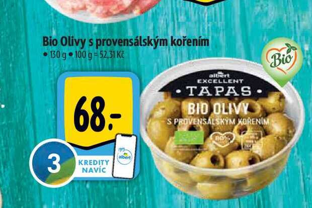 Bio Olivy s provensálským kořením 130 g  