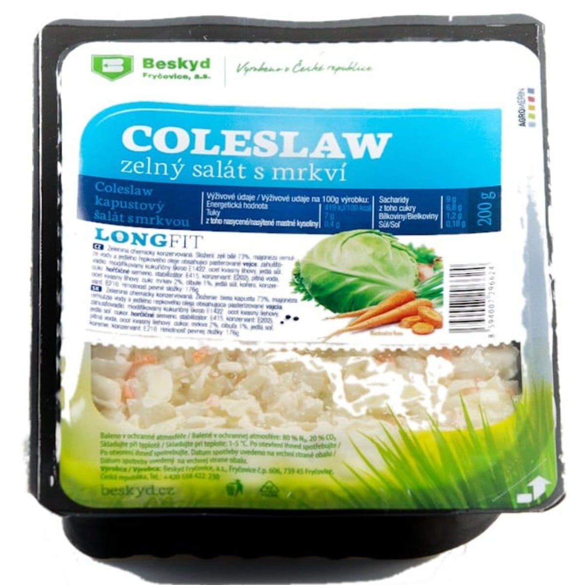 Long fit Coleslaw zelný salát s mrkví