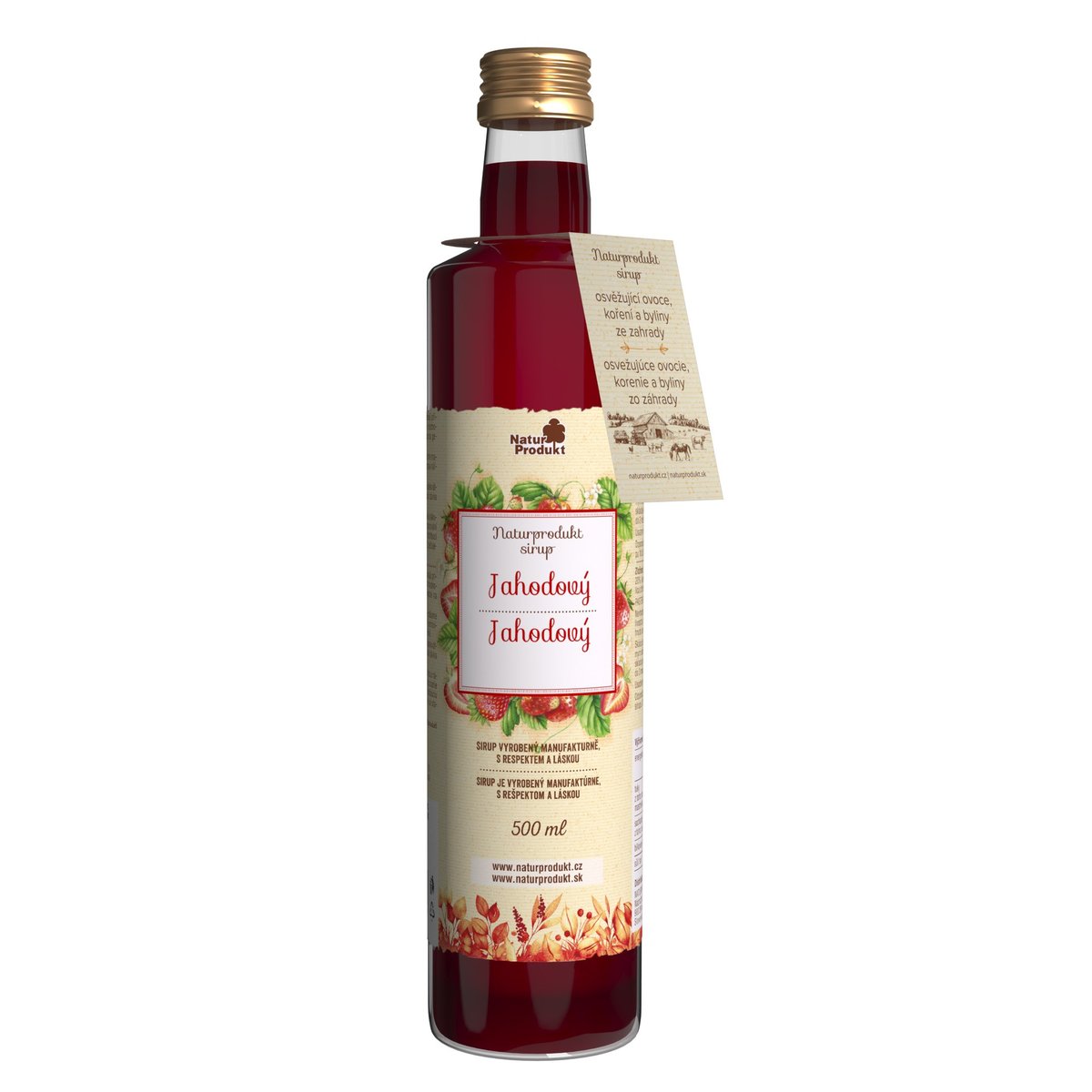 Naturprodukt Sirup jahodový