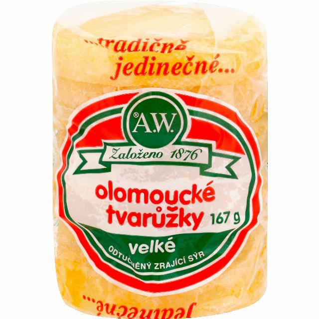 A.W. Loštice Olomoucká tvarůžky zrající sýr