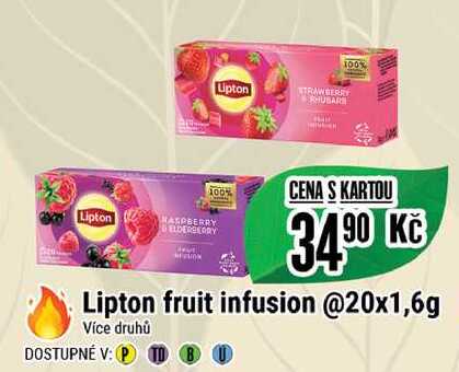 Lipton fruit infusion @20x1,6g 