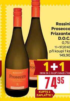 Rossini Prosecco Frizzante D.O.C. 0,75l
